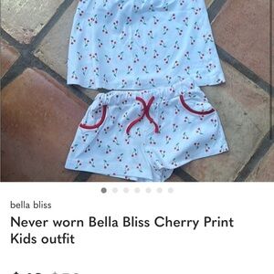 Bella Bliss Cherry Print Kids Underwear Set